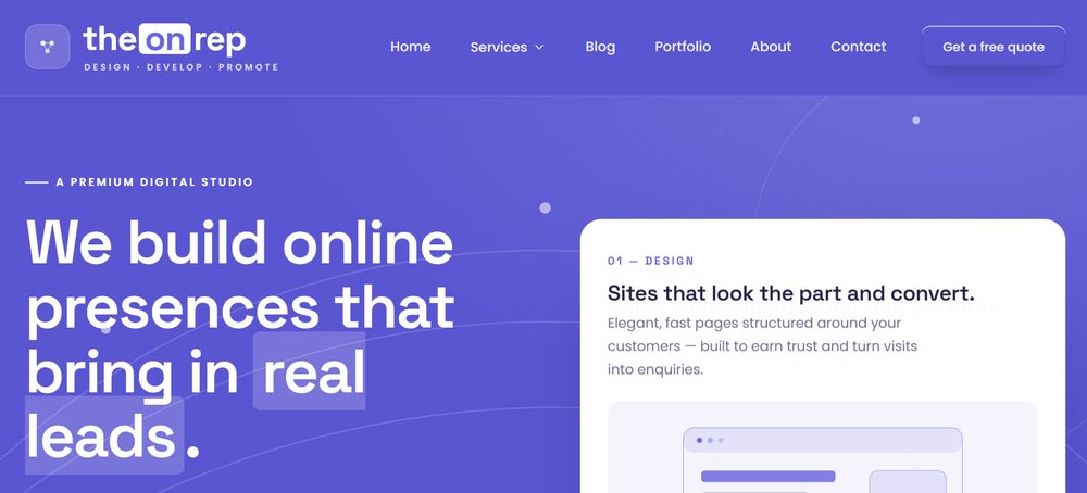 theonrep.com screenshot